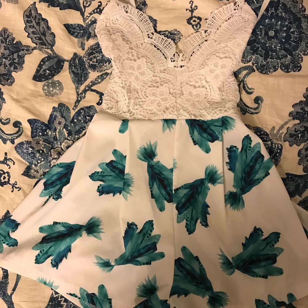 Lace romper